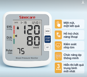 máy đo huyết áp sinocare