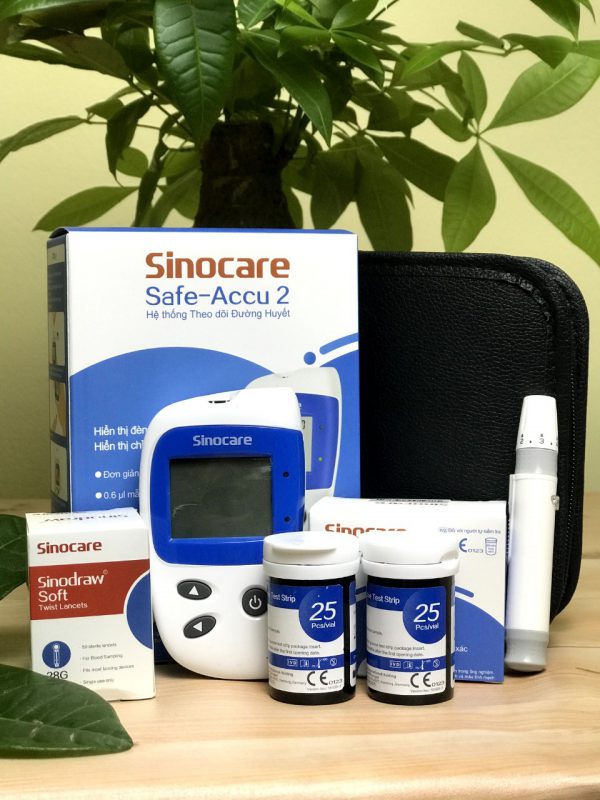 Máy đo đường huyết Sinocare Safe accu 2
